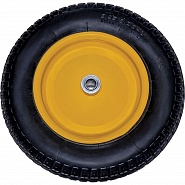 Колесо для тачки пневматическое 400мм, ось 12мм